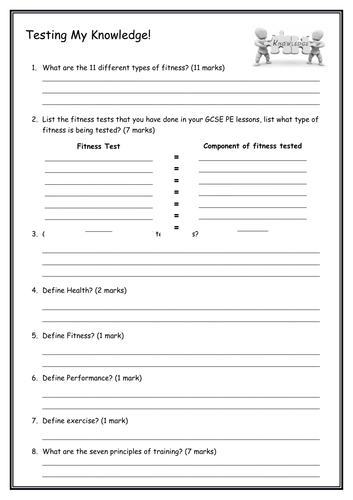 Year 7 Fitness Tests Assessment