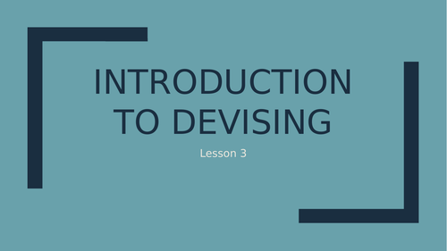 Year 7 Introduction to Drama