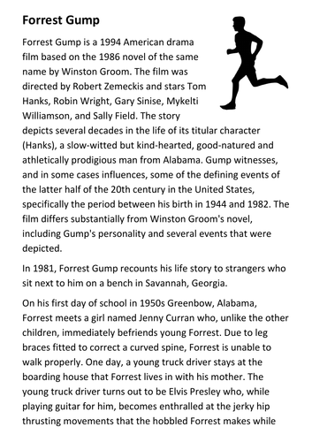 Forrest Gump Handout