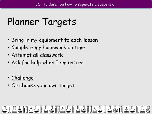 Separating mixtures 1 - Filtering