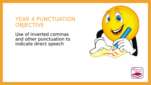 Year 4 SPAG PPT and Assessment: Inverted Commas