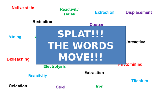 Extracting Metals | Moving Splat!!! | Game | Revision