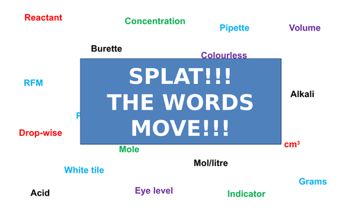 Titration | Moving Splat!!! | Game | Revision