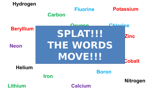 Elements | Moving Splat!!! | Game | Revision