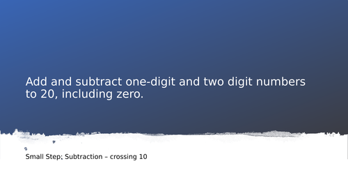 Y1 Maths Mastery Planning Spring Block 1 Week 2 Addition and Subtraction