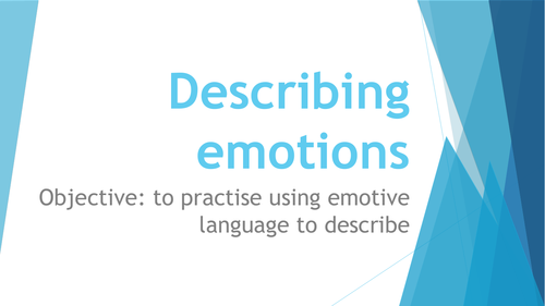Describing emotions