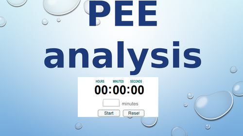 PEE analysis