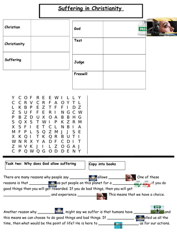 EAL/SEN suffering worksheet