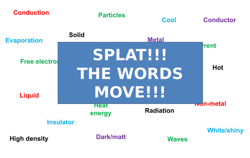 Convection, Conduction, Radiation, Evaporation | Moving Splat!!! | Game | Revision