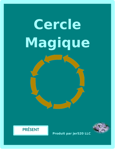 Present Tense Regular Verbs in French Cercle magique