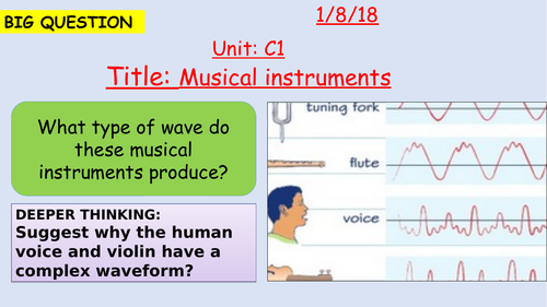 Pearson BTEC New specification-Applied science-Unit 1-Musical instruments-C1