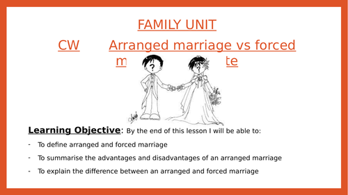 Sociology- Arranged vs forced marriage