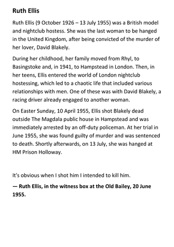 Ruth Ellis Handout