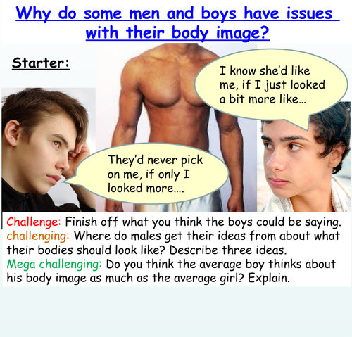 Male Body Image by EC_Resources | Teaching Resources