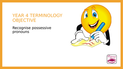 Year 4 SPAG PPT and Assessment: Possessive Pronouns