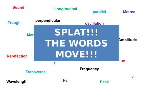 Longitudinal & Transverse Waves | Moving Splat!!! | Game | Revision