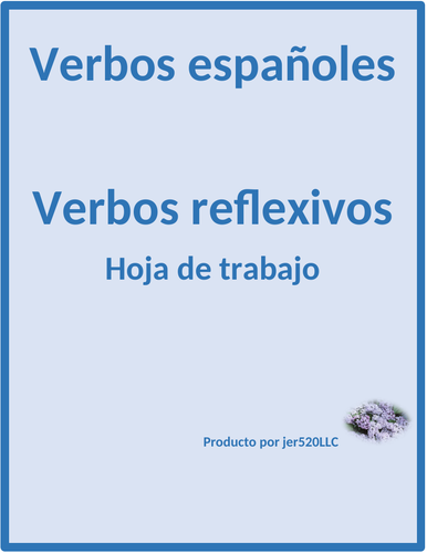 Verbos Reflexivos Spanish Reflexive Verbs Worksheet 2 Teaching 