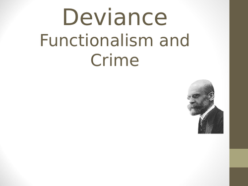 AQA Functionalism and Crime
