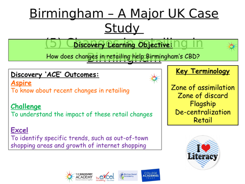 Birmingham case study edexcel image