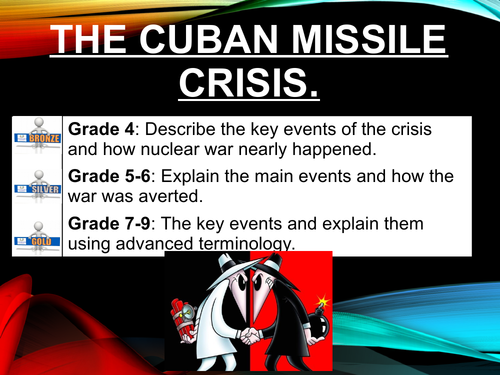 The Cuban Missile Crisis. GCSE Cold War and Superpower relations.