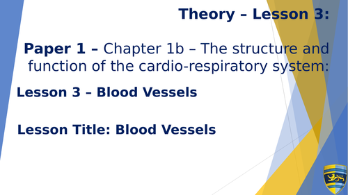 AQA GCSE PE (New Specification 2016) Chapter 1b: The Cardiovascular and Respiratory System Lesson 3