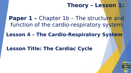 AQA GCSE PE (New Specification 2016) Chapter 1b: The Cardiovascular and Respiratory System Lesson 5