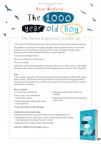 Ross Welford - The 1,000 Year Old Boy: The Saxon Experience