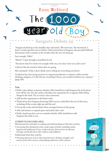 Ross Welford - The 1,000 Year Old Boy: Sangeeta Debate