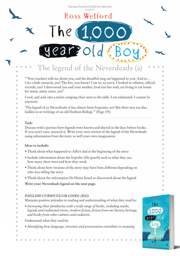 Ross Welford - 1,000 Year Old Boy: Legend of the Neverdeads