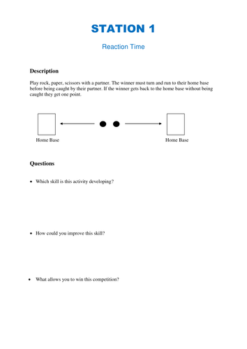 Innovative Athletics Lesson Plans