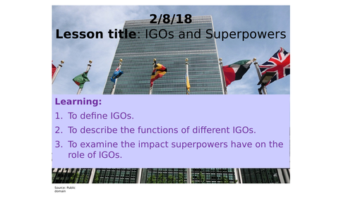 Intergovernmental organisations (IGOs)