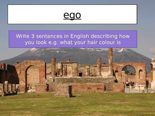 Latin Adjectives KS 3 Describing Me