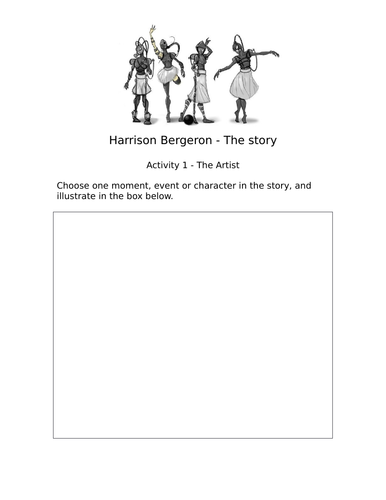 Short story activity: Harrison Bergeron - Carousel activity