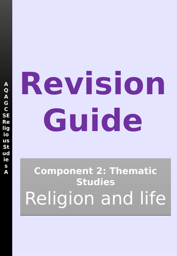 AQA GCSE RE SPEC A Thematic Studies B - Religion and Life  revision guide