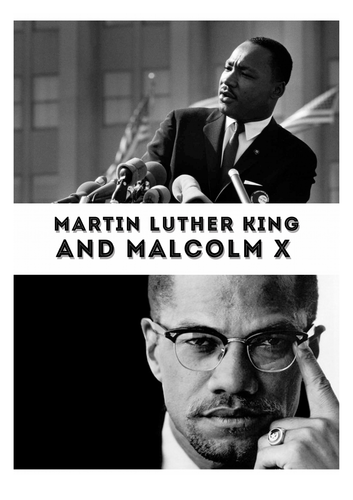 Martin Luther King and Malcolm X