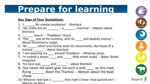 Love and Relationships revision lessons