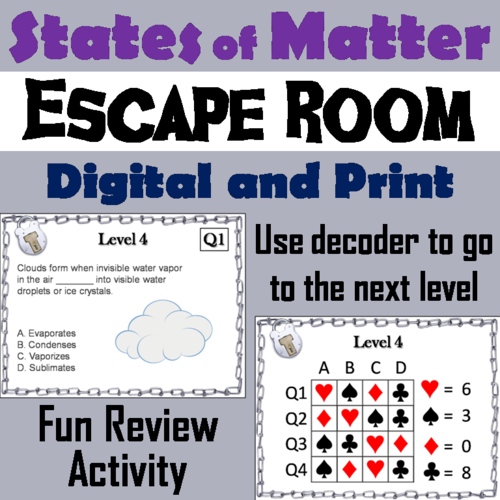 States of Matter Escape Room