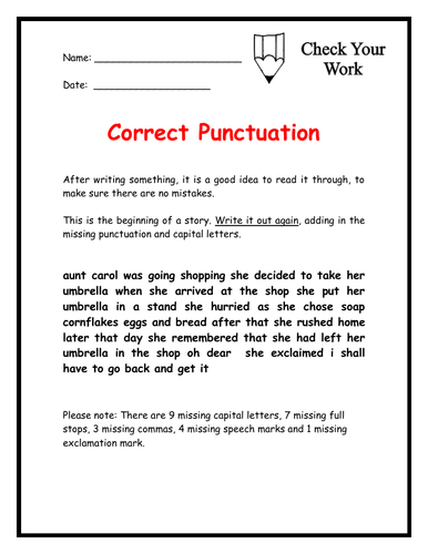 punctuate-the-passage-teaching-resources