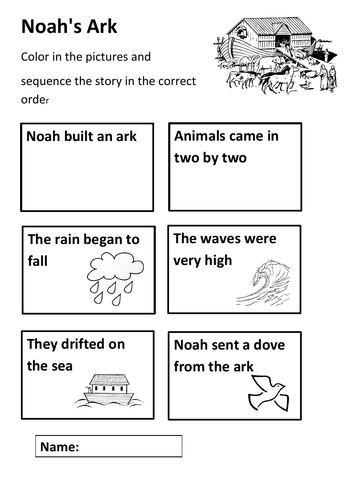 Noah's Ark Work Book