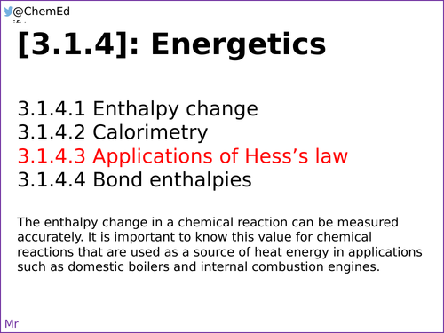 AQA A-Level Chemistry [3.1.4.3] Applications of Hess's Law [New Specification (2016-)]