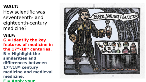 17th / 18th century medicine GCSE AQA