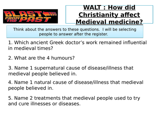 Christianity's contribution to medicine AQA GCSE History