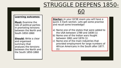 American Civil war (OCR SHP) - making of America