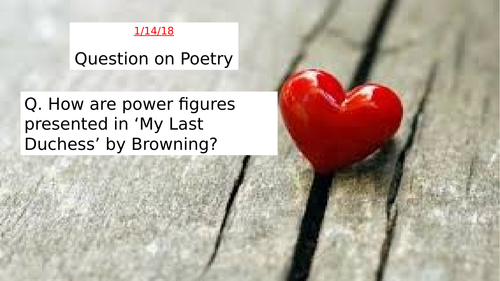 'My Last Duchess'