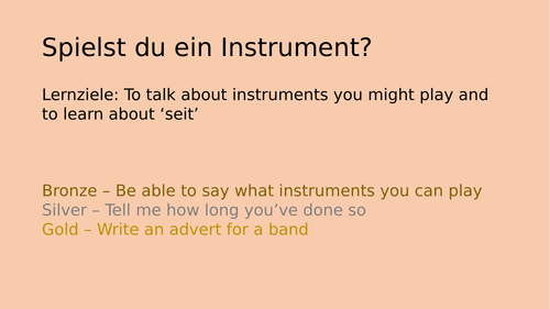 Stimmt 3 Grün - Spielst du ein Instrument?