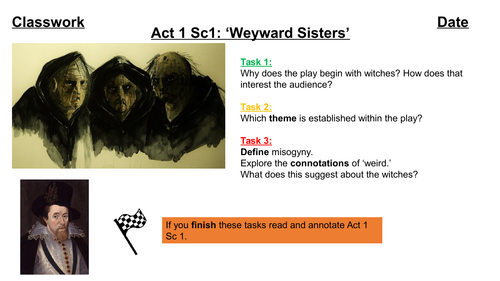 Macbeth Act 1 Sc 1-3