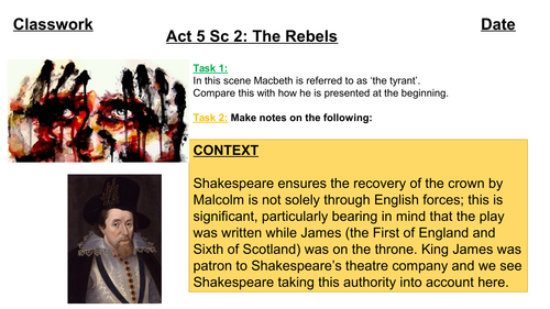 Macbeth Act 5 Sc 2 -4