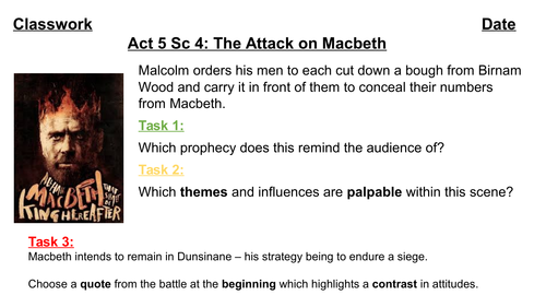 Macbeth Act 5 Sc 4 - 8