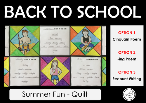 Back To School – Summer Fun – Quilt