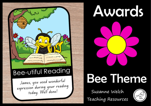 Award Certificates – Bee Theme